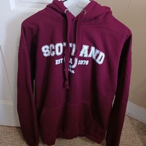 Maroon Scotland Hoodie